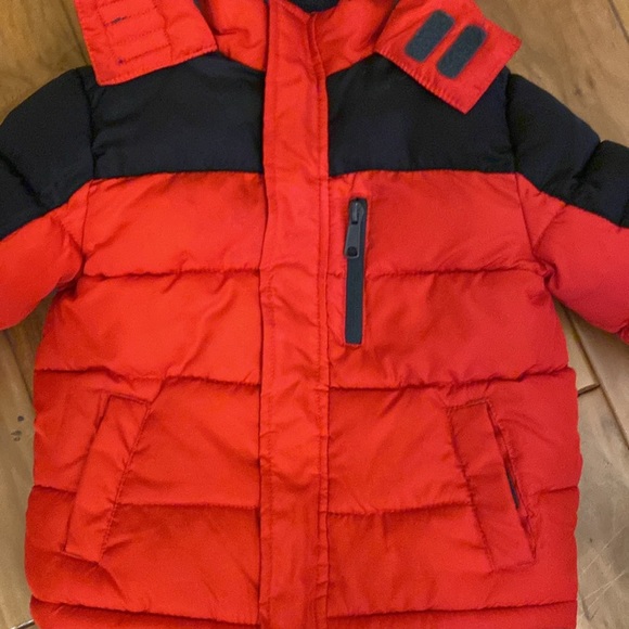 Red and Black 2T Warm winter coat. - Picture 2 of 5